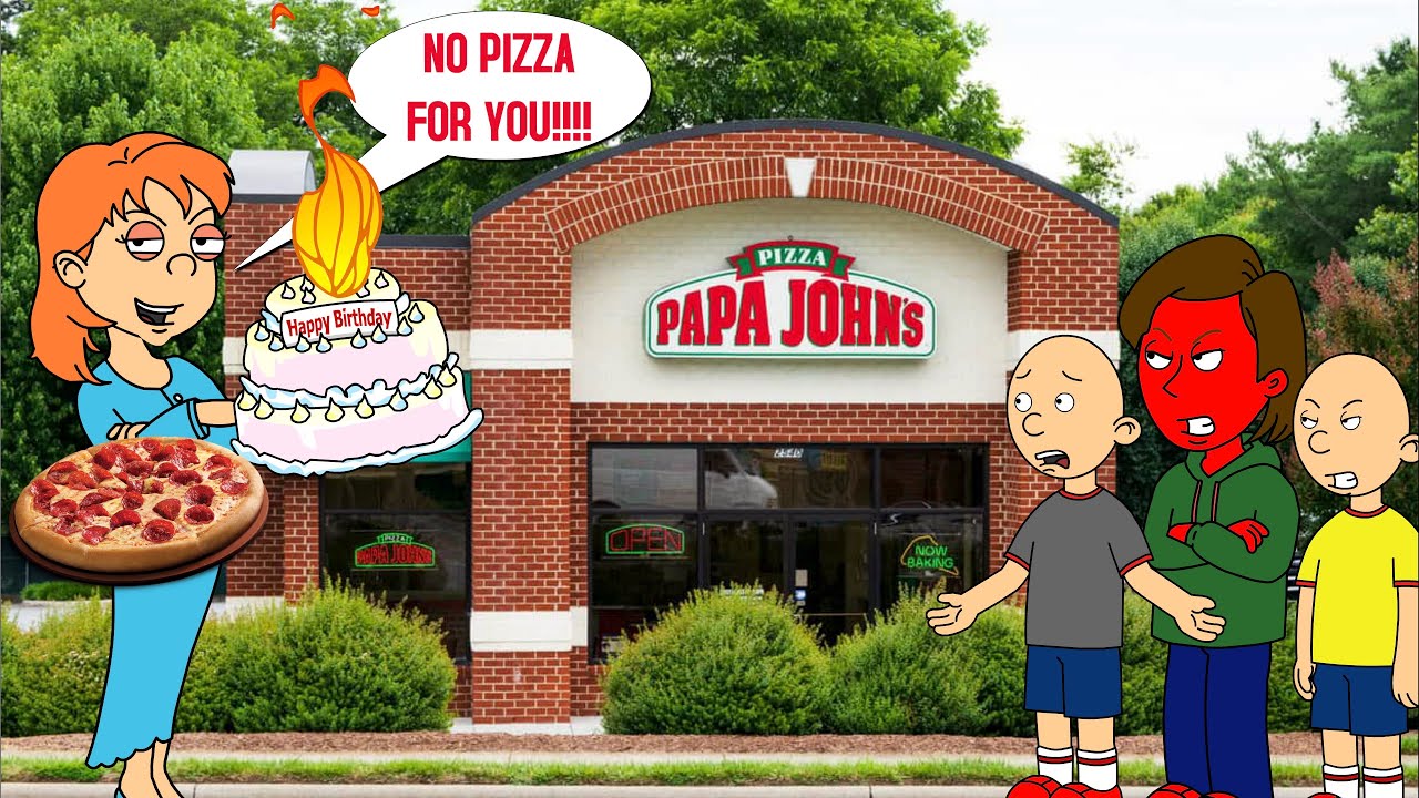 Rosie RUINS Classic Caillou's Birthday at Papa Johns/Grounded