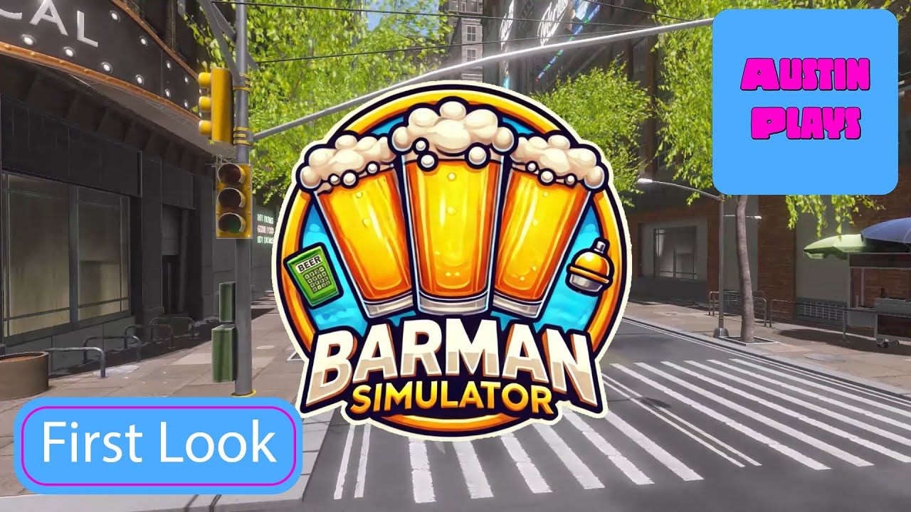 Первый день открытия бара прошёл СТРАШНО не так! Первый взгляд на Barman Simulator. ПОЛНАЯ ВЕРСИЯ