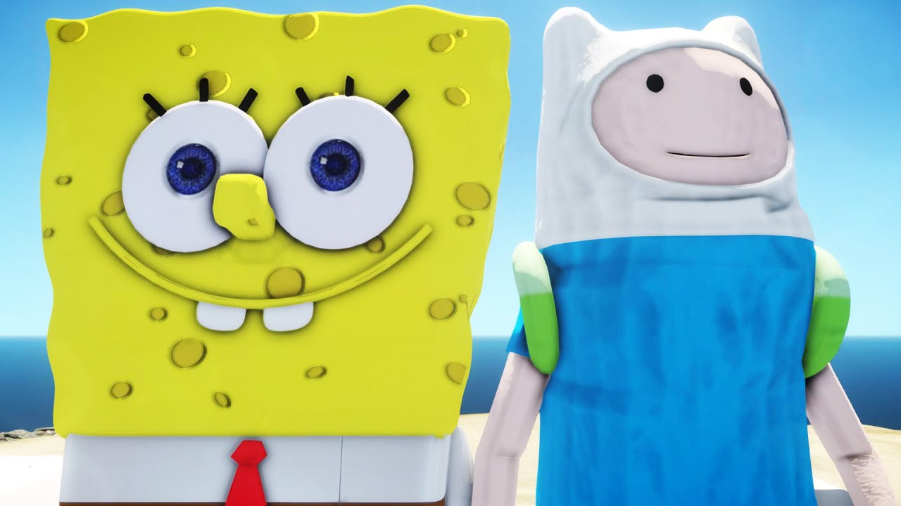 SPONGEBOB VS FINN THE HUMAN