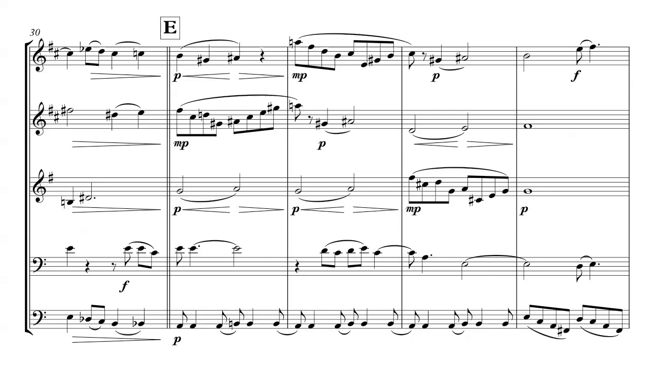 Summertime - Brass Quintet