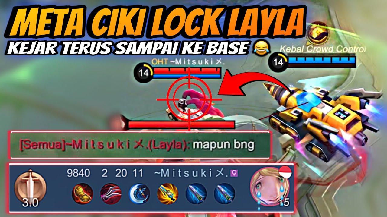 Meta Ciki Lock Layla !! Kejar Terus Sampai M4ti 20 Kali 😂