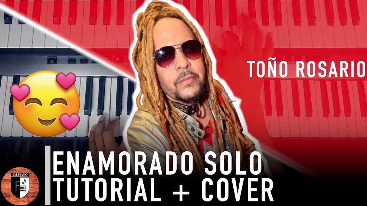 ENAMORADO SOLO 💔  Piano TUTORIAL Merengue ROMANTICO en VIVO!