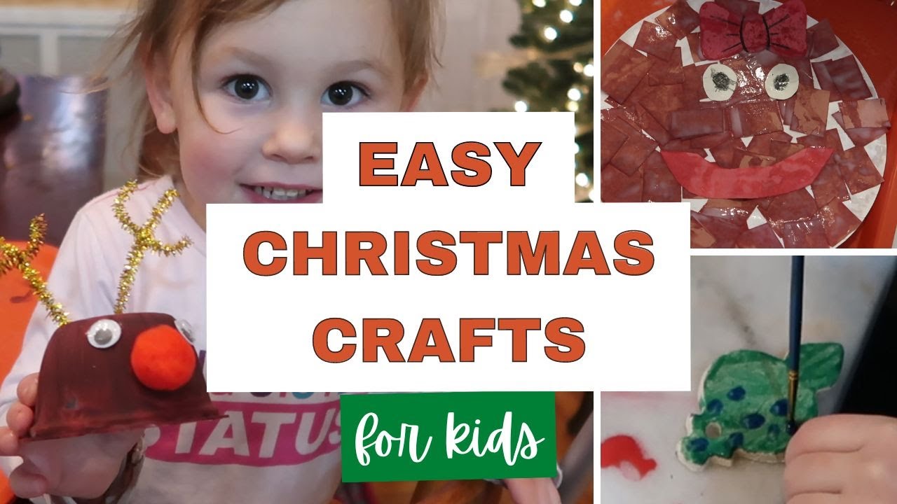 KIDS CHRISTMAS CRAFTS 2022 // EASY CHRISTMAS CRAFTS FOR TODDLERS & PRESCHOOLERS