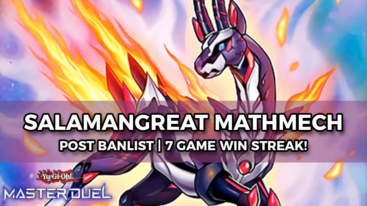 7-0 Streak! Salamangreat Mathmech Deck Post Banlist Feb 2023 - Yu-Gi-Oh! Master Duel