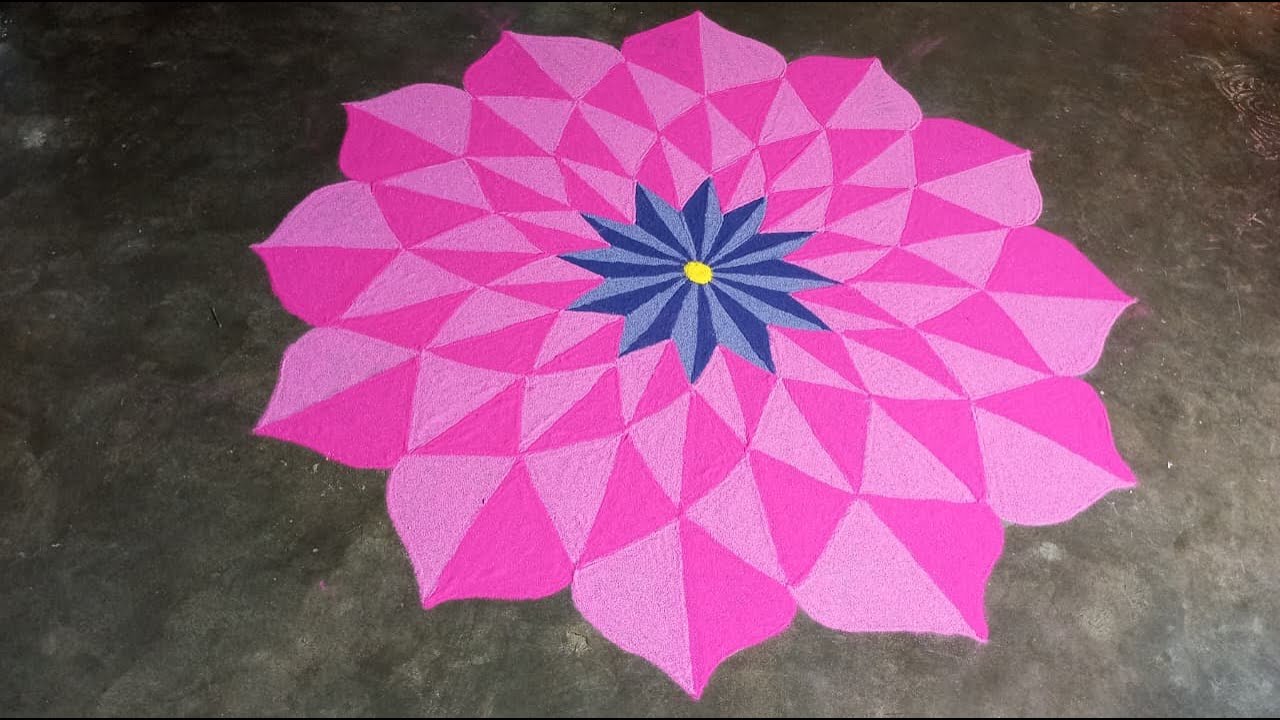 full video | 3d rangoli tutorial | #3drangoli #thaipoosamkolam #thaivellikolam #3dkolam