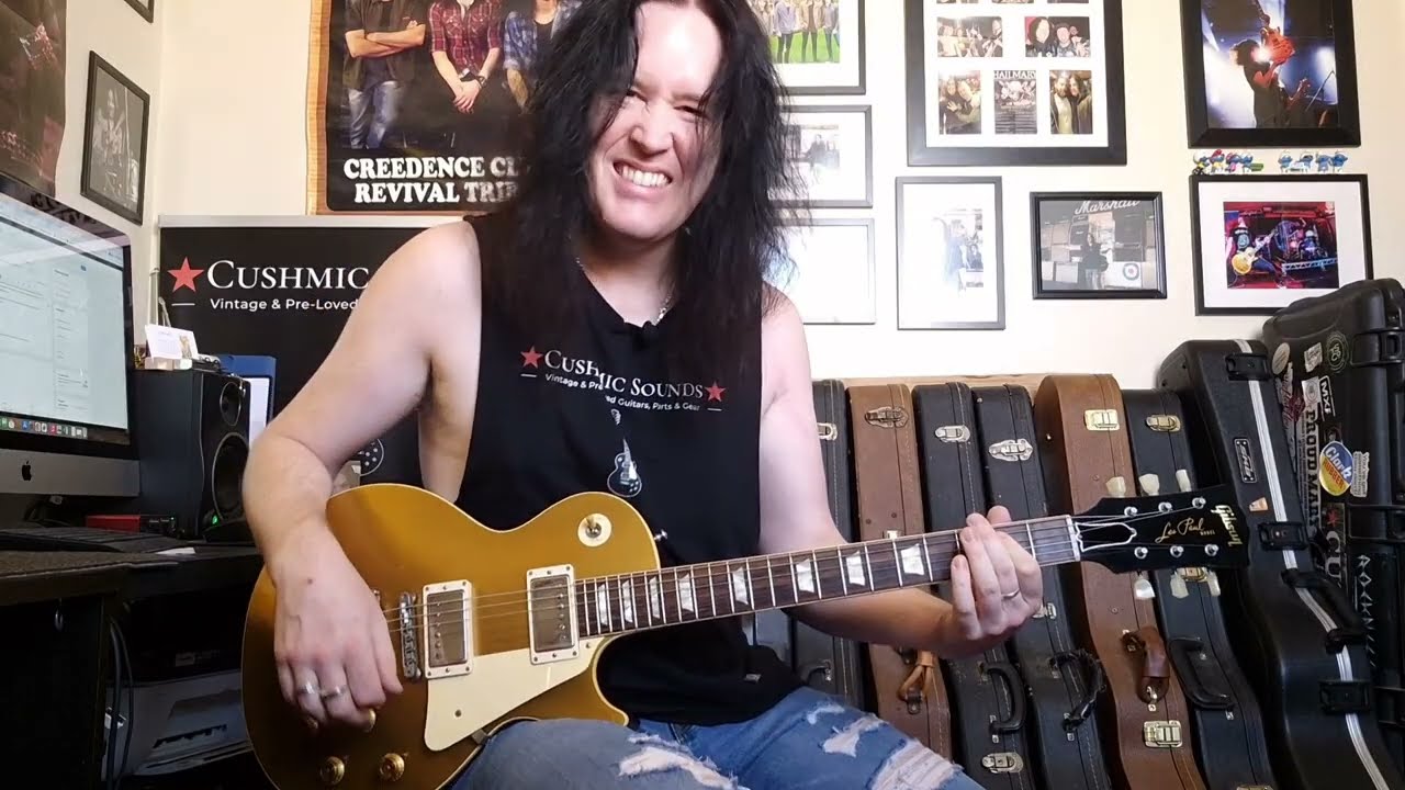 Gibson Custom Shop 1957 Reissue Les Paul Goldtop Darkback VOS 2018 ☆FOR SALE☆ @cushmicsounds 