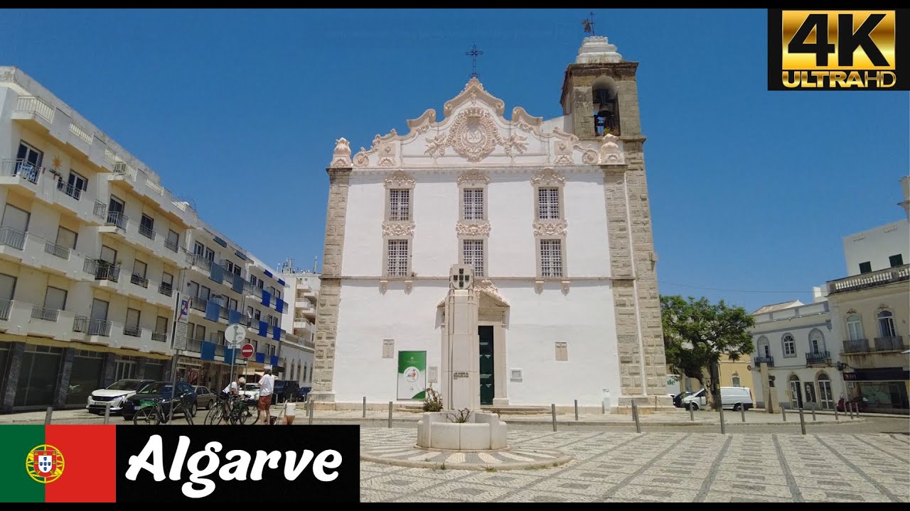Olhão City Centre | Algarve | Portugal 4K Walk