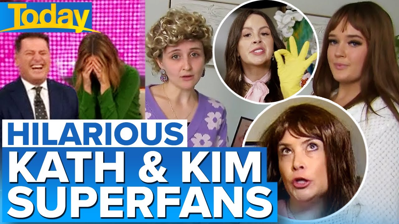 Kath & Kim superfans leave Karl and Ally in hysterics | Today Show Australia