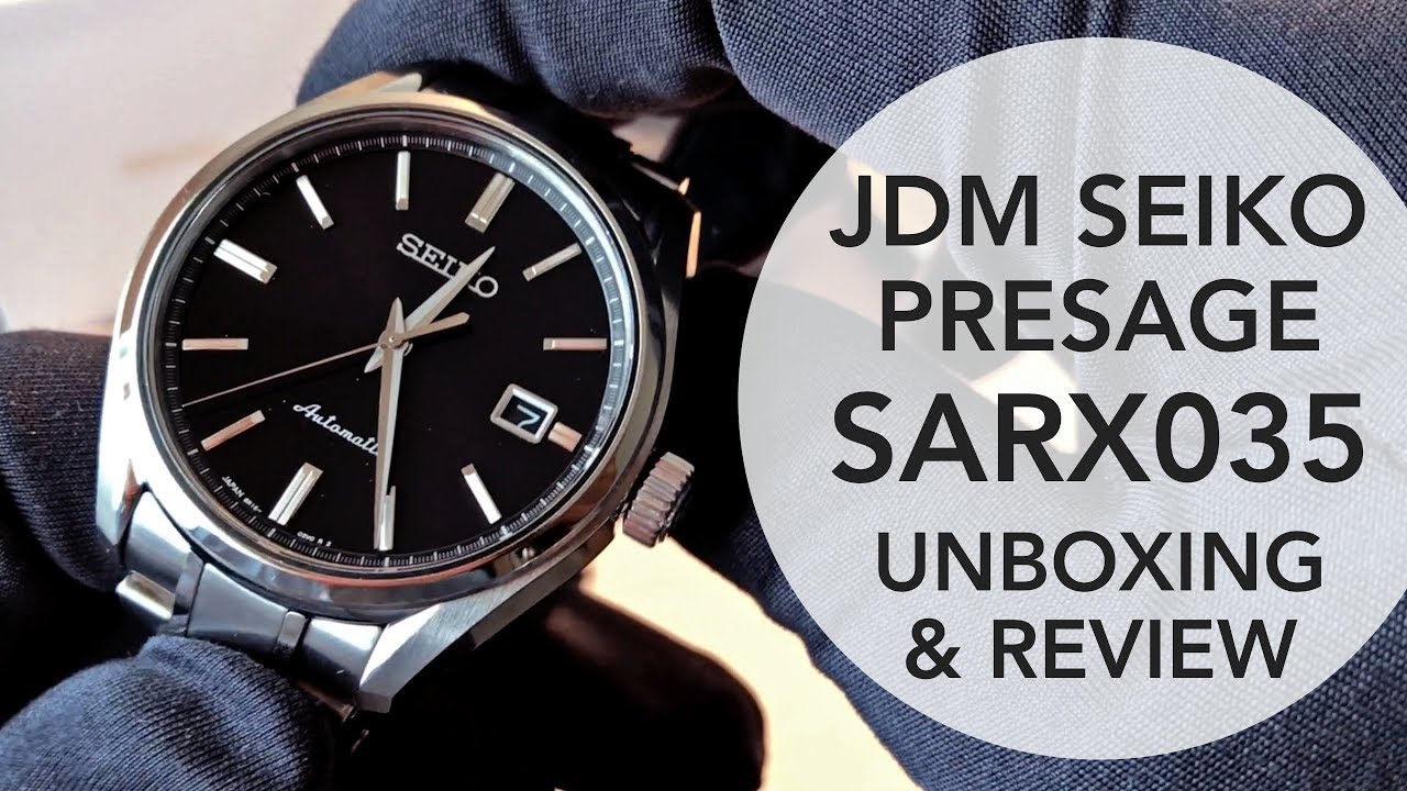 Seiko Presage SARX035 JDM (baby GS) Unboxing & First Look Review