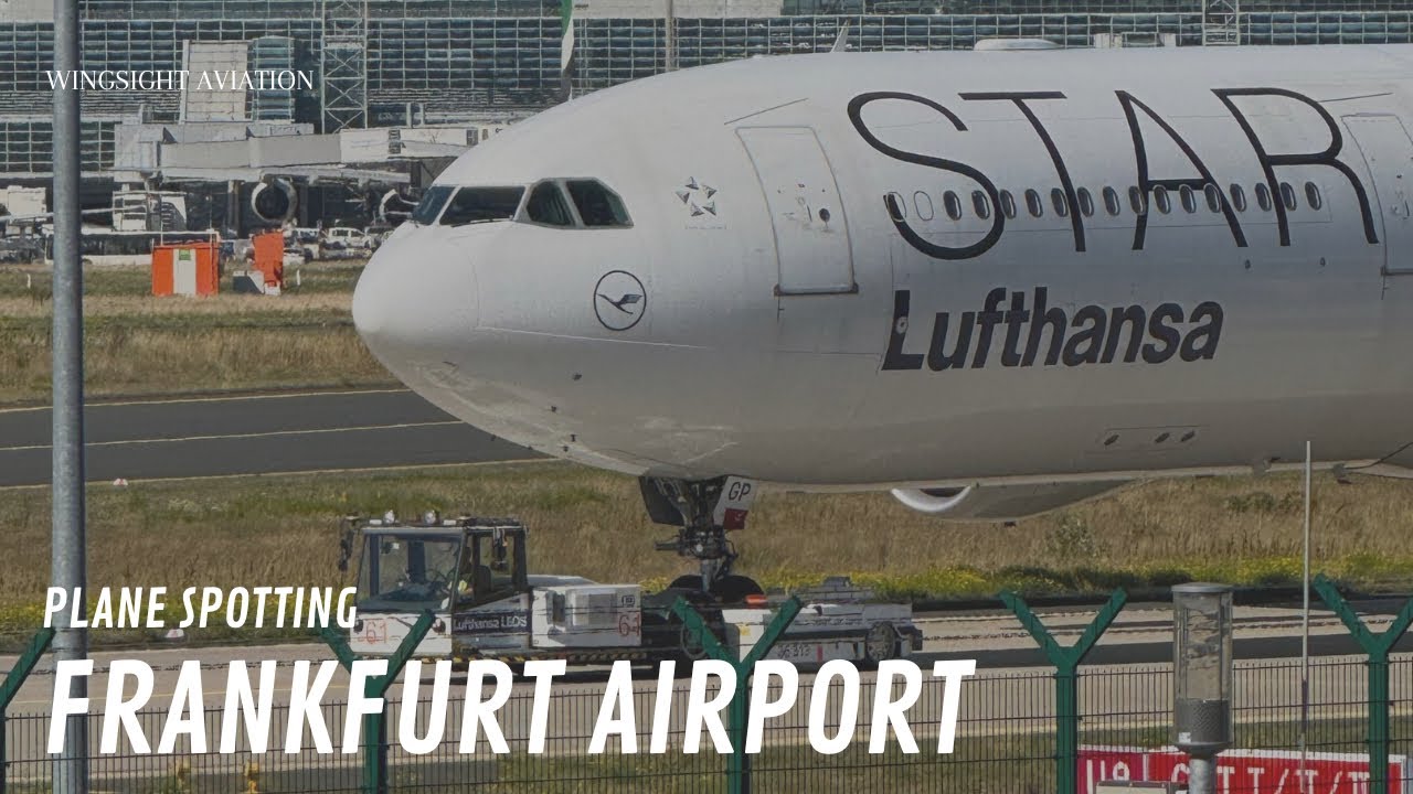 PLANE SPOTTING AT FRANKFURT AIRPORT ✈️
