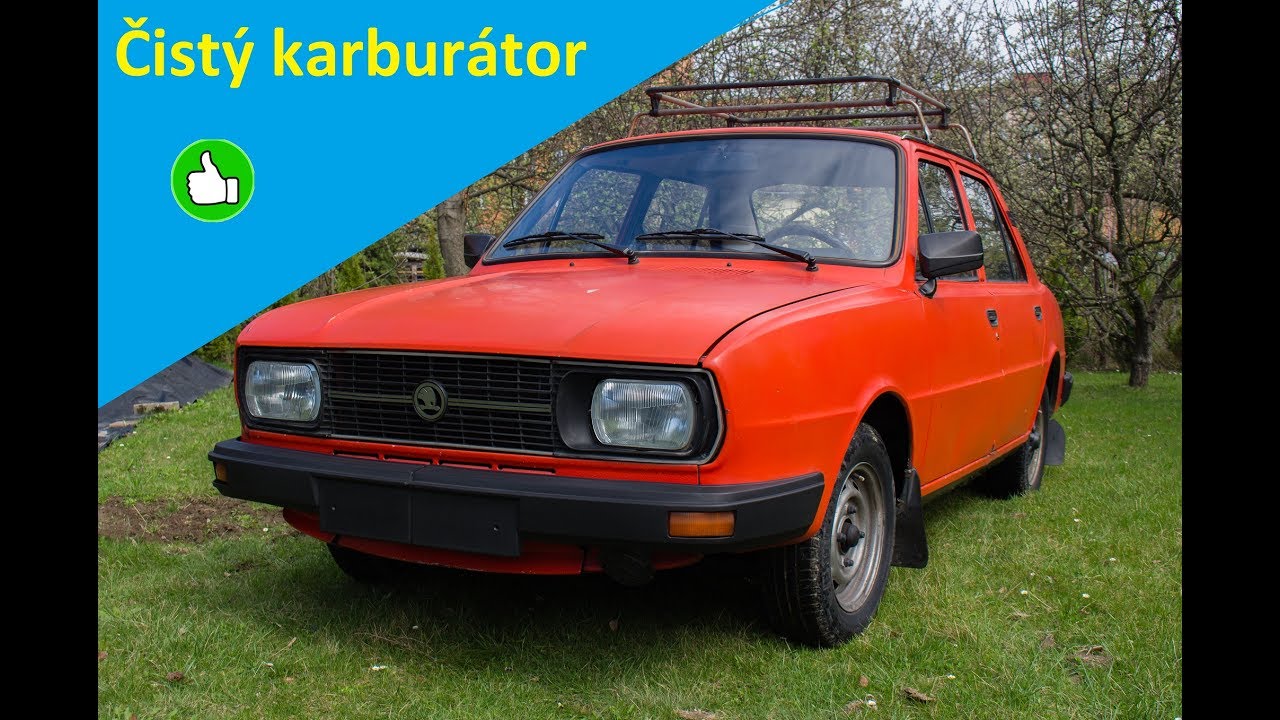 Čištění karburátoru Škoda 120