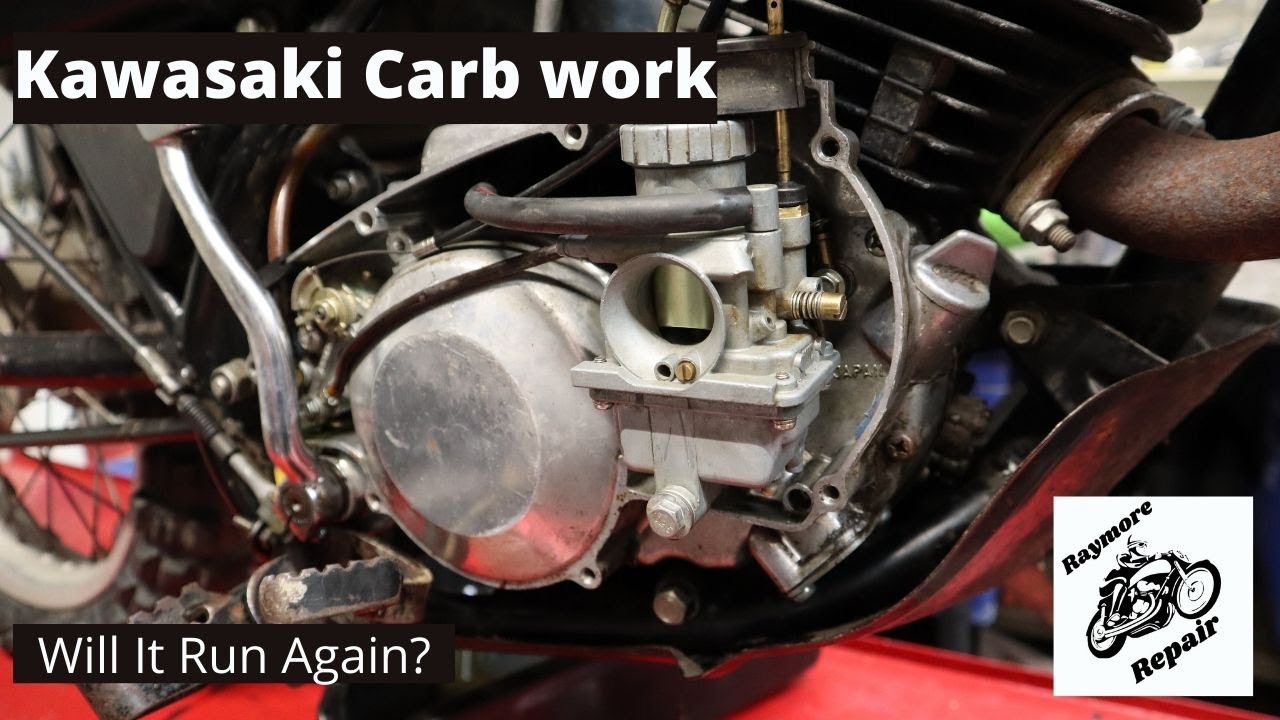 Kawasaki KD175 Carburetor Repair. Will it Run Again?