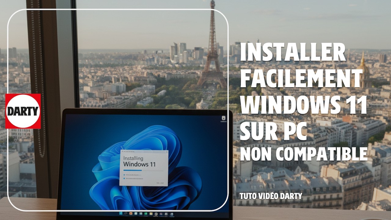Trop facile  - Installer Windows 11 sur un PC Non Compatible (clé usb Rufus)