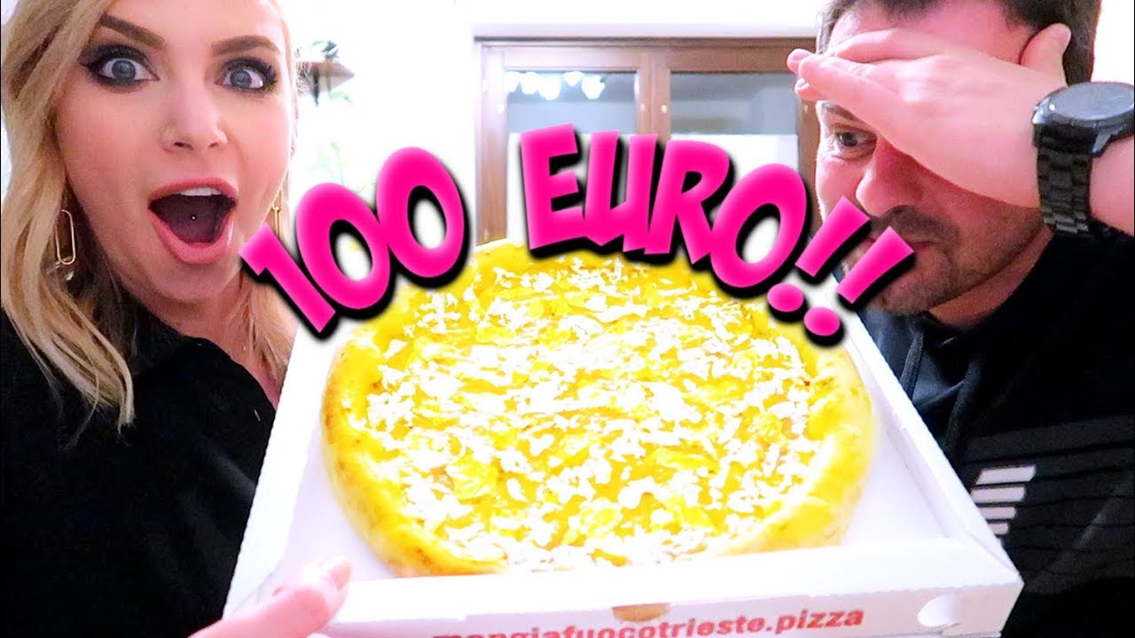PROVIAMO LA PIZZA RICOPERTA DI ORO 24K E ARGENTO!!!!!!! NO CLICKBAIT!!!!!
