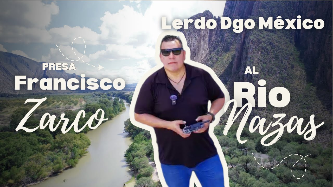 PRESA FRANCISCO ZARCO AL RIO NAZAS LERDO DURANGO MEXICO, LA COMARCA LAGUNERA DRON DJI AIR 2S