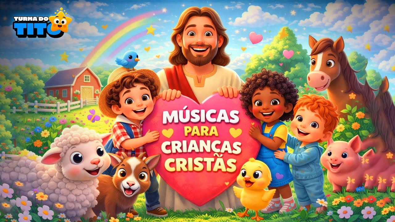 MÚSICAS PARA CRIANÇAS CRISTÃS | COLETÂNEA GOSPEL INFANTIL CHEIA DE AMOR 💛🎶