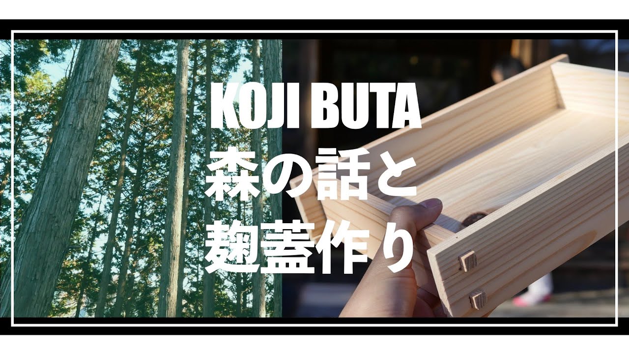 Koji buta｜森の話と麹蓋を作るの巻｜Hinohara.Tokyo