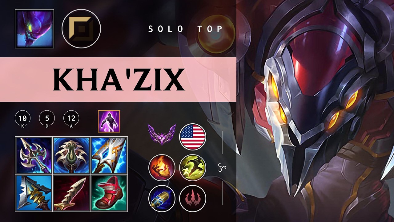 Kha'Zix Top vs Irelia - NA Master Patch 26.04