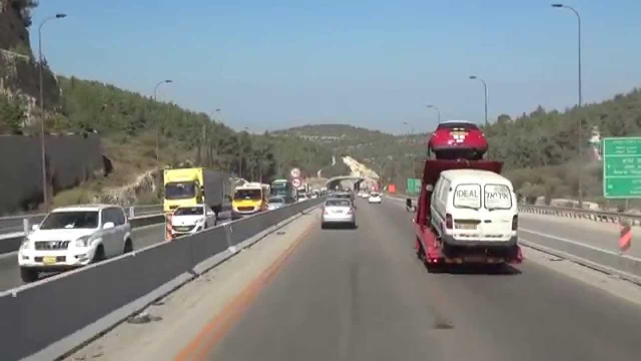 כביש ירושלים - תל אביב. (כביש 1.)
