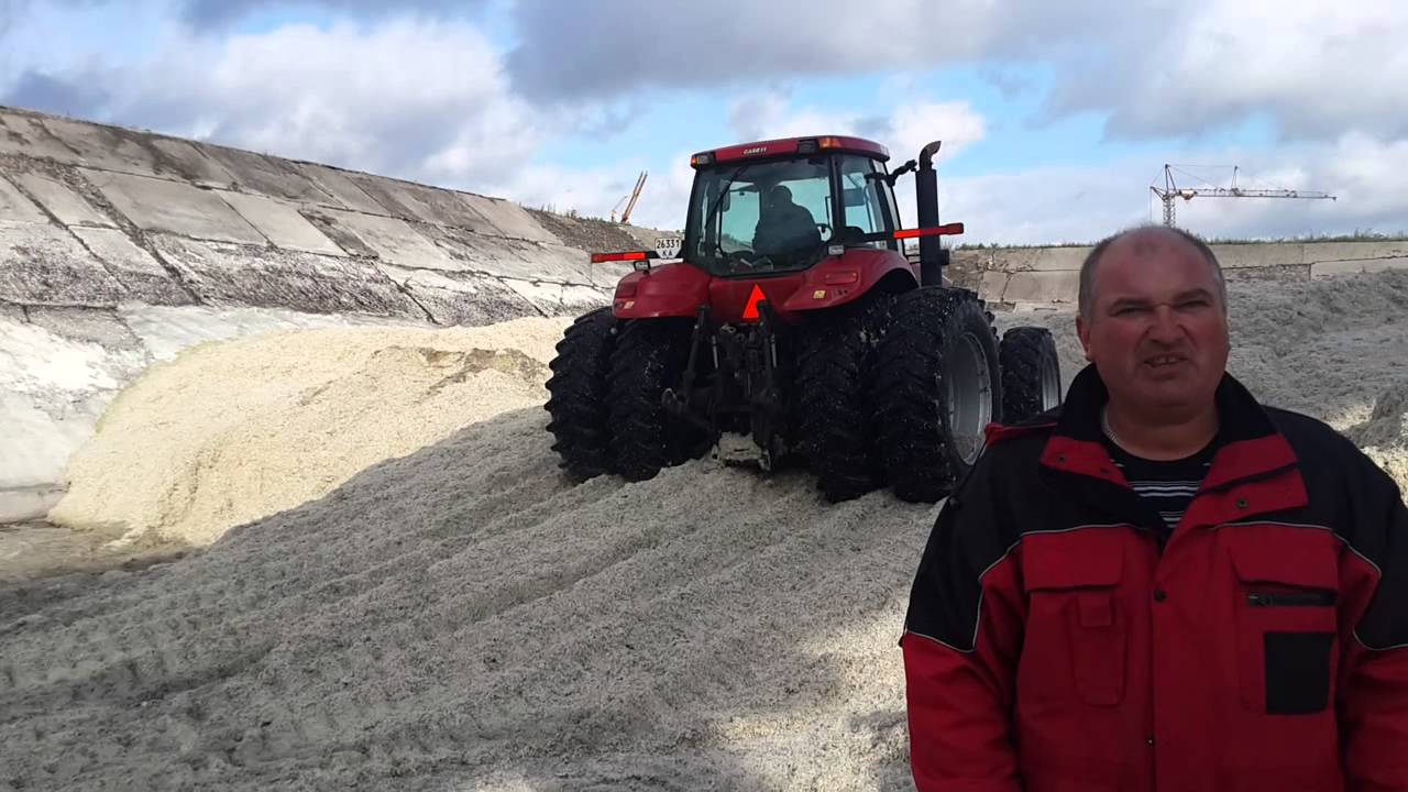 Силосование жома