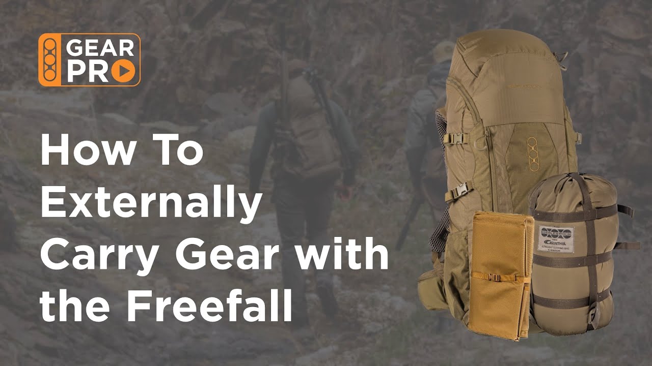 Sleep System / Shooting Pad attachment to the Freefall Pack