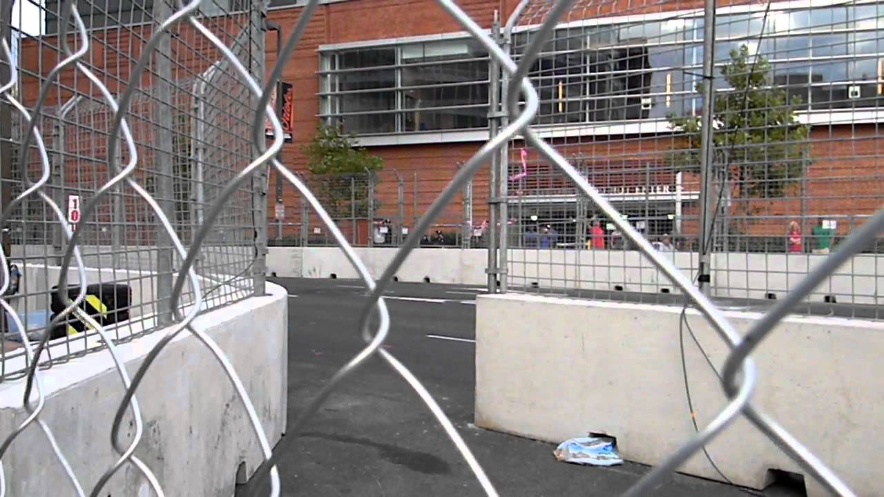 Race Cars Blast On By - Doin' 100 up to 180MPH - At The Baltimore Grand Prix