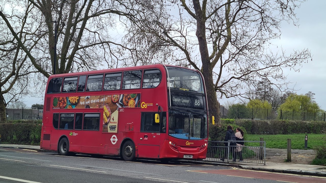 DIVERSION | Journey on the London Bus Route 88 | EH38, YX13 BKN | Alexander Dennis Enviro 400H | GAL