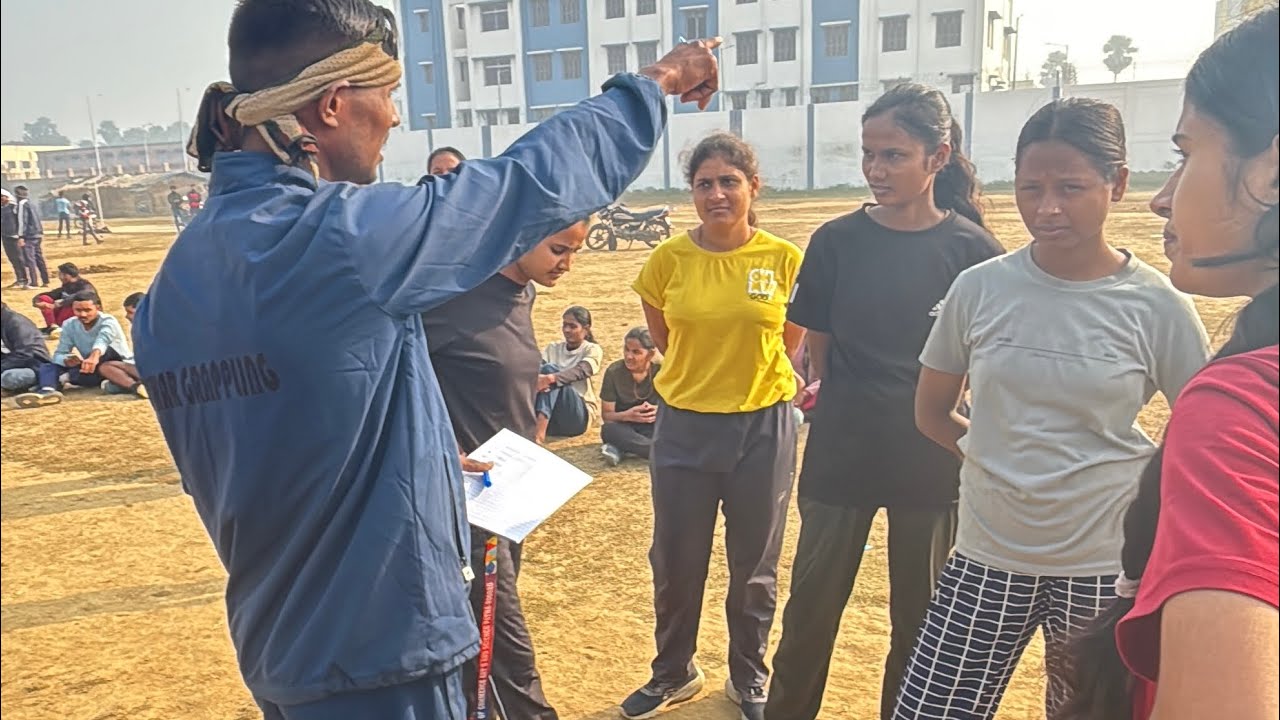 बिहार पुलिस 19838 girls 1000 मीटर || धुआ धुआ कर दी || कोच रौशन सर ||ट्रेनर सौरव सर join our academy 