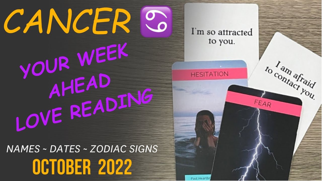Cancer ♋️ WOW! This Person is a Coward~So I WIll Tell You! October 2022 Cancer Tarot Card Reading