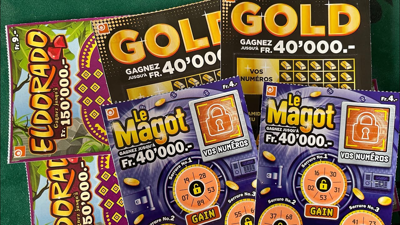 Loterie suisse romande avec gold magot et eldorado