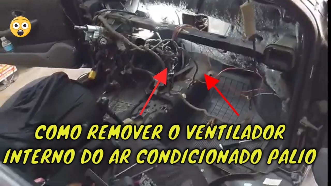 COMO REMOVER O VENTILADOR INTERNO DO AR CONDICIONADO DO PALIO FIRE