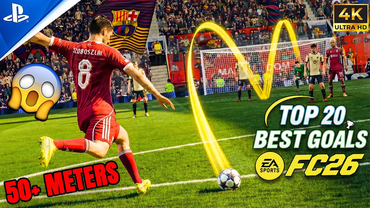 FC 26 GOAT GOALS? 🐐 TOP 20 INSANE SHOTS OF ALL TIME | PS5 PRO 4K60