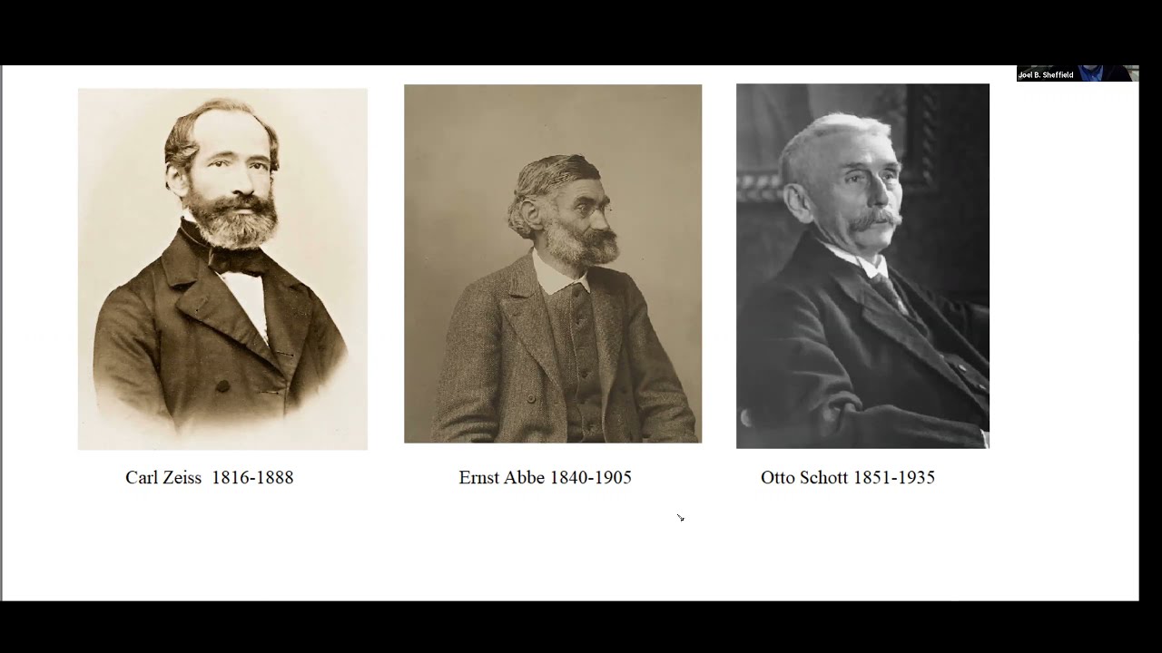 12  - Perfecting the light microscope.  The contributions of Zeiss, Abbe and Schott.