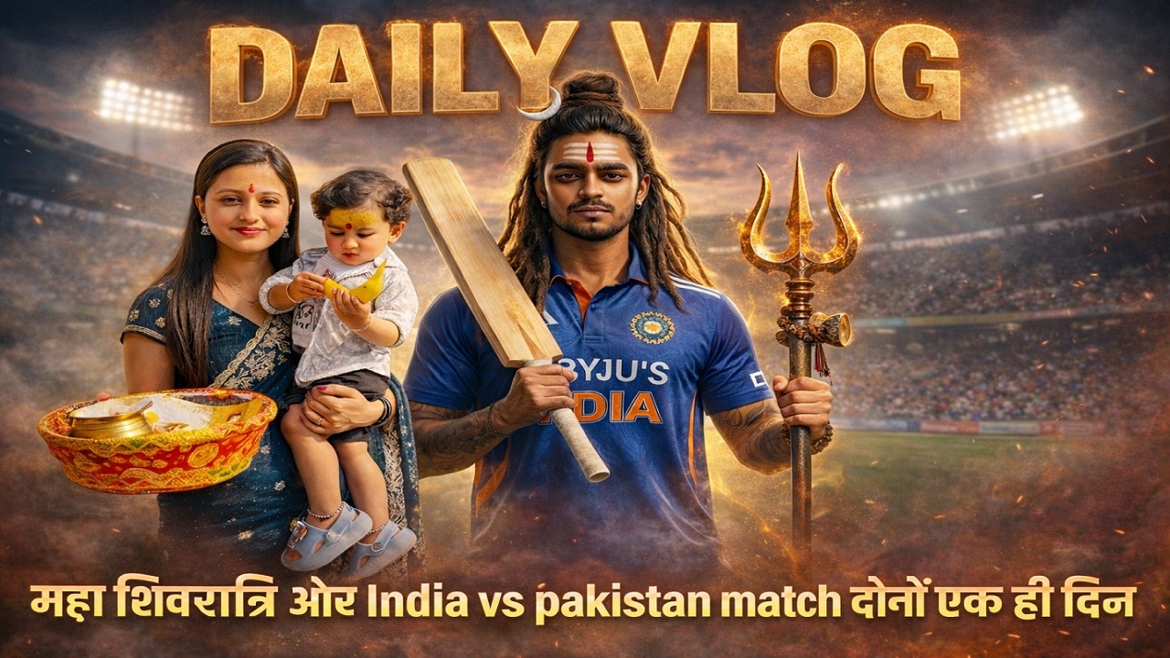 Mahashivratri Special 🙏 | India vs Pakistan Thriller Match 🇮🇳🏏 | Daily Vlog | Life at 16:9 | #viral