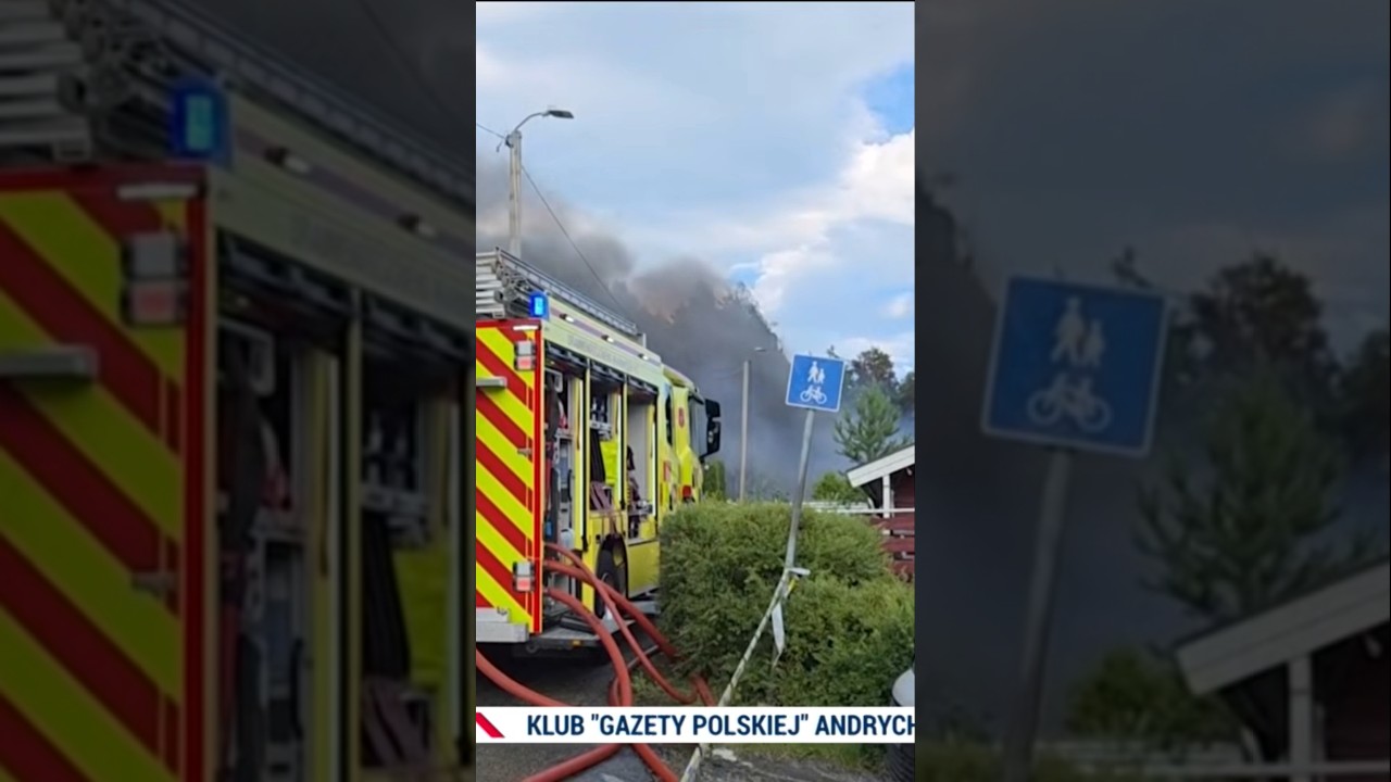 GIGANTYCZNY POŻAR W NORWEGII: Ponad 100 mieszkań doszczętnie spłonęło niedaleko Oslo