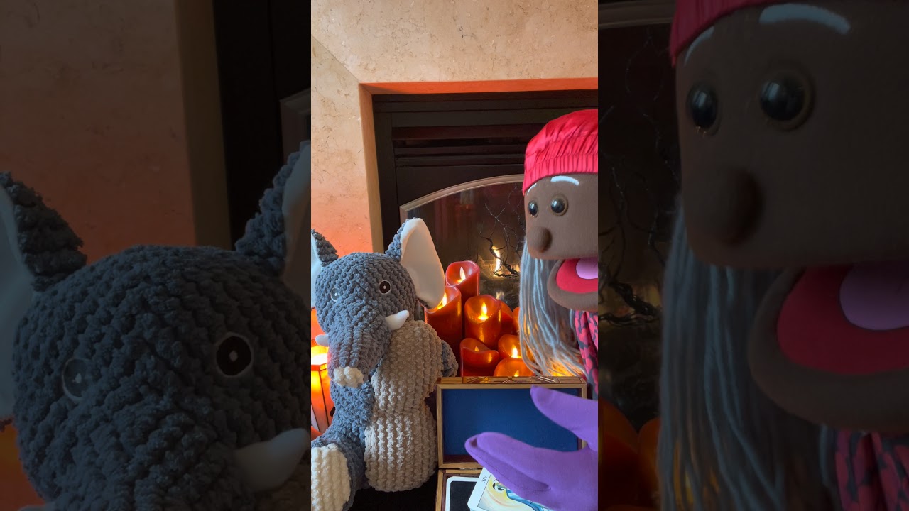 Gray Elephant Gets A Tarot Reading “Psychic Madame Gloria 38” The Puppet Hideaway with Eric Thomsen