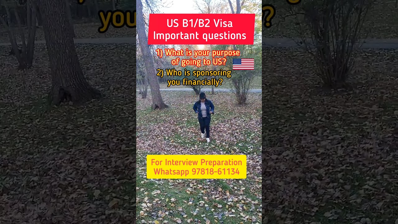 US B1/B2 Visa important questions 🇺🇲 | US Visa Interview Preparation #usvisa #usainterview #usavisa