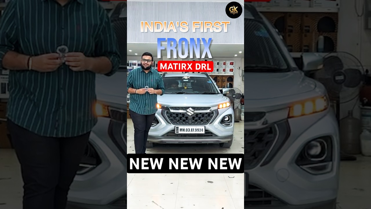 FRONX ICE CUBE DRL🤩✅ FRONX DRL INSTALLATION|FRONX MODIFICATION📞9820569891