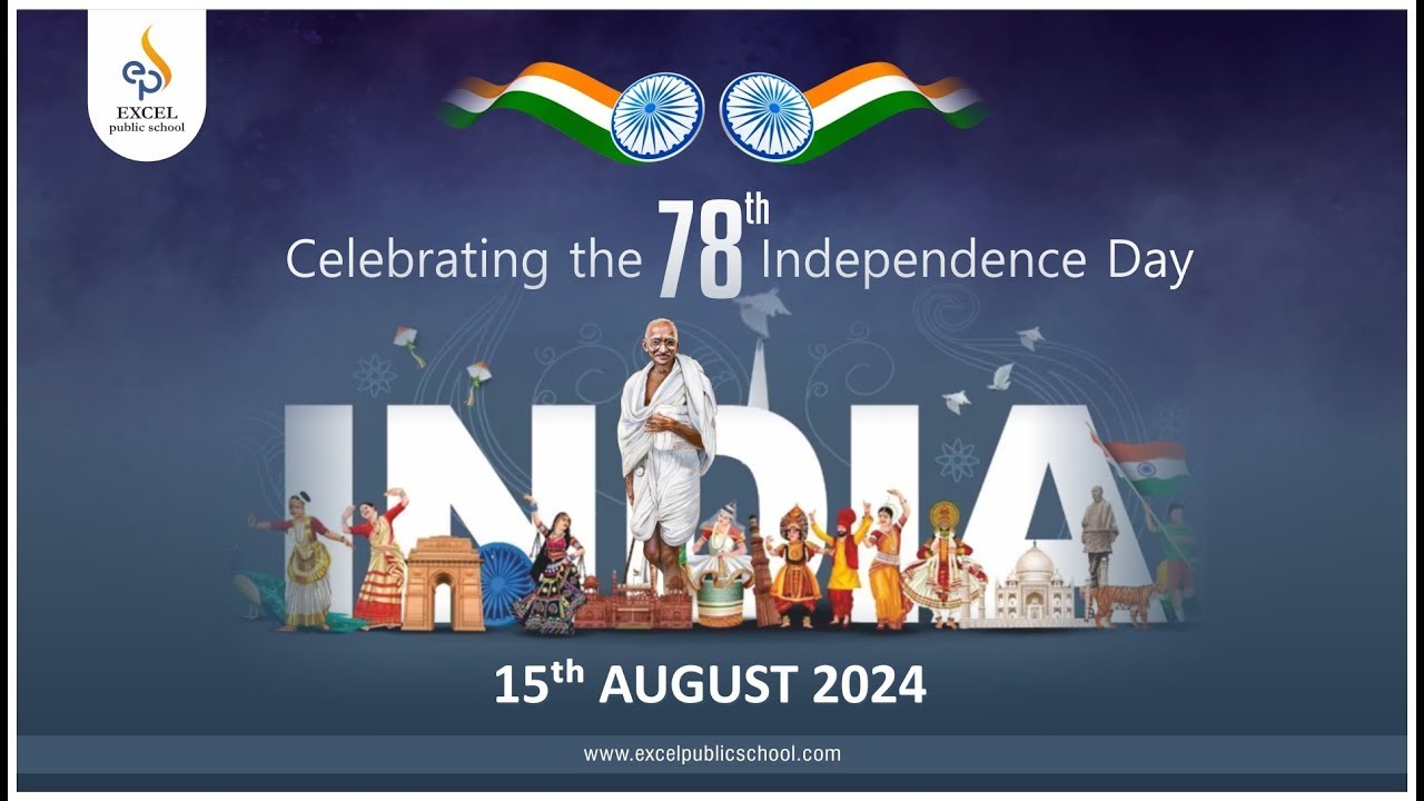 Celebrating the 78th Independence Day @ Excel Public School - Mysore