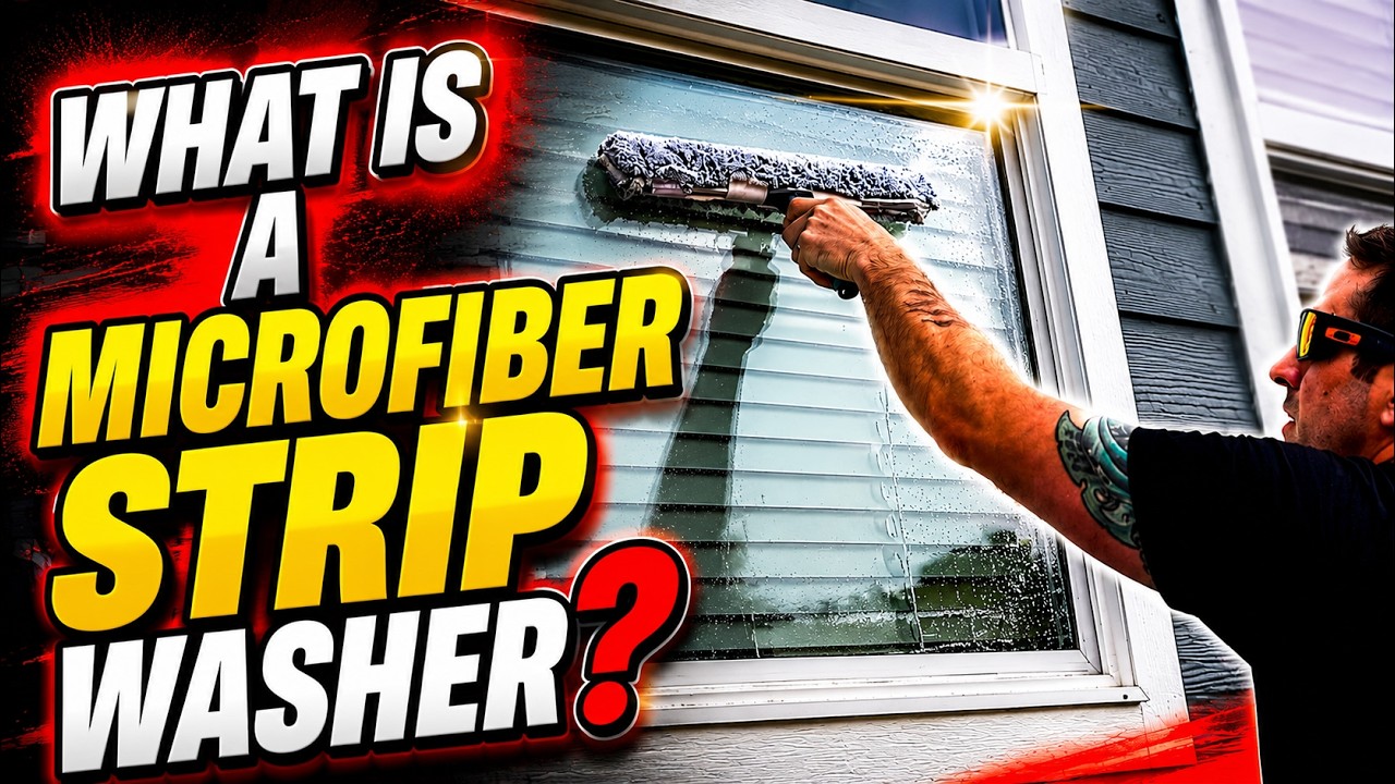 WHAT IS A MICROFIBER STRIP WASHER FOR WINDOW CLEANING | TRAINING