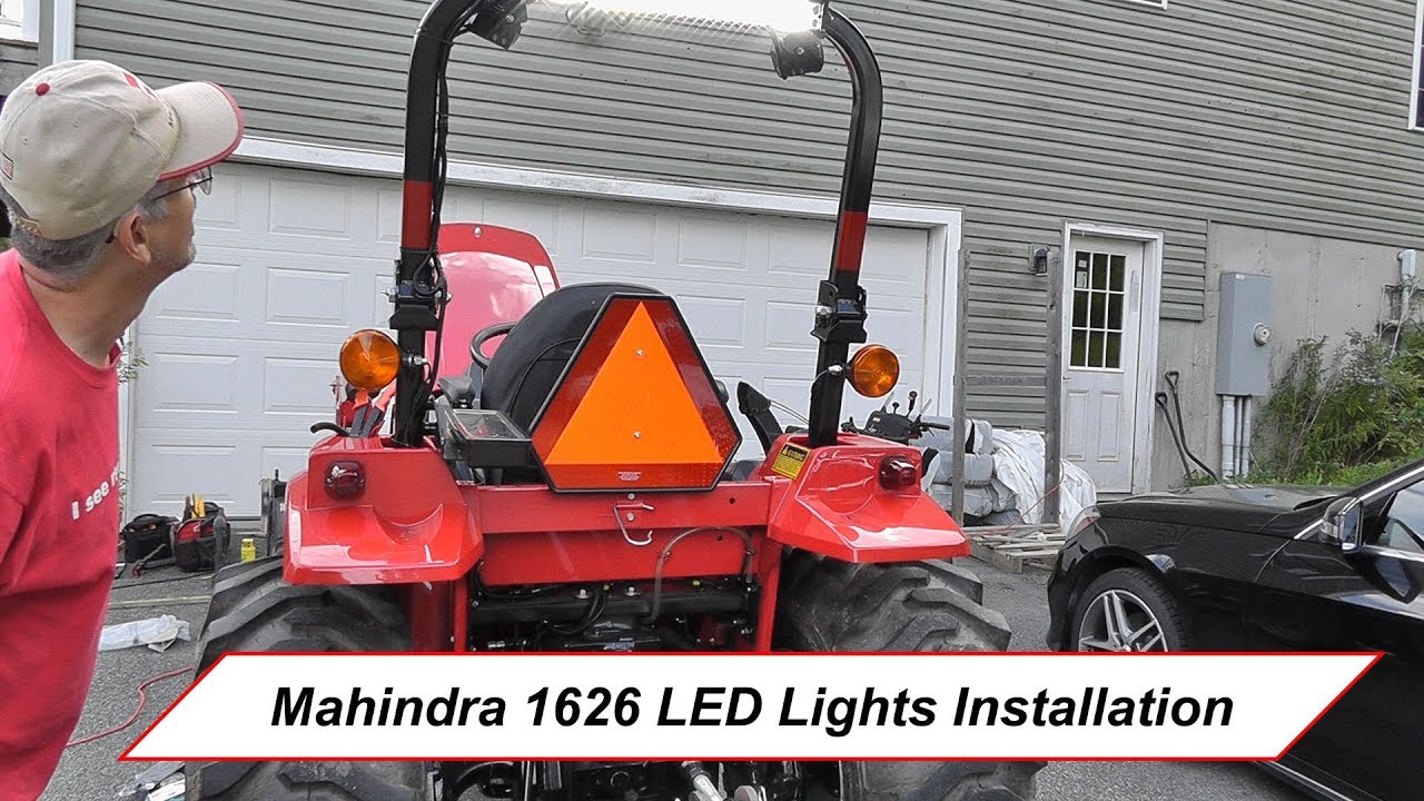 Mahindra 1626 gets new LED light bar and spot lights