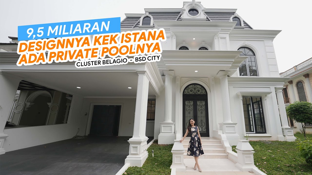 (Sold) Eps 563 | RUMAH MEWAH KASAWANNYA HIJAU ADA PRIVATE POOLNYA | CLUSTER BELAGIO BSD CITY
