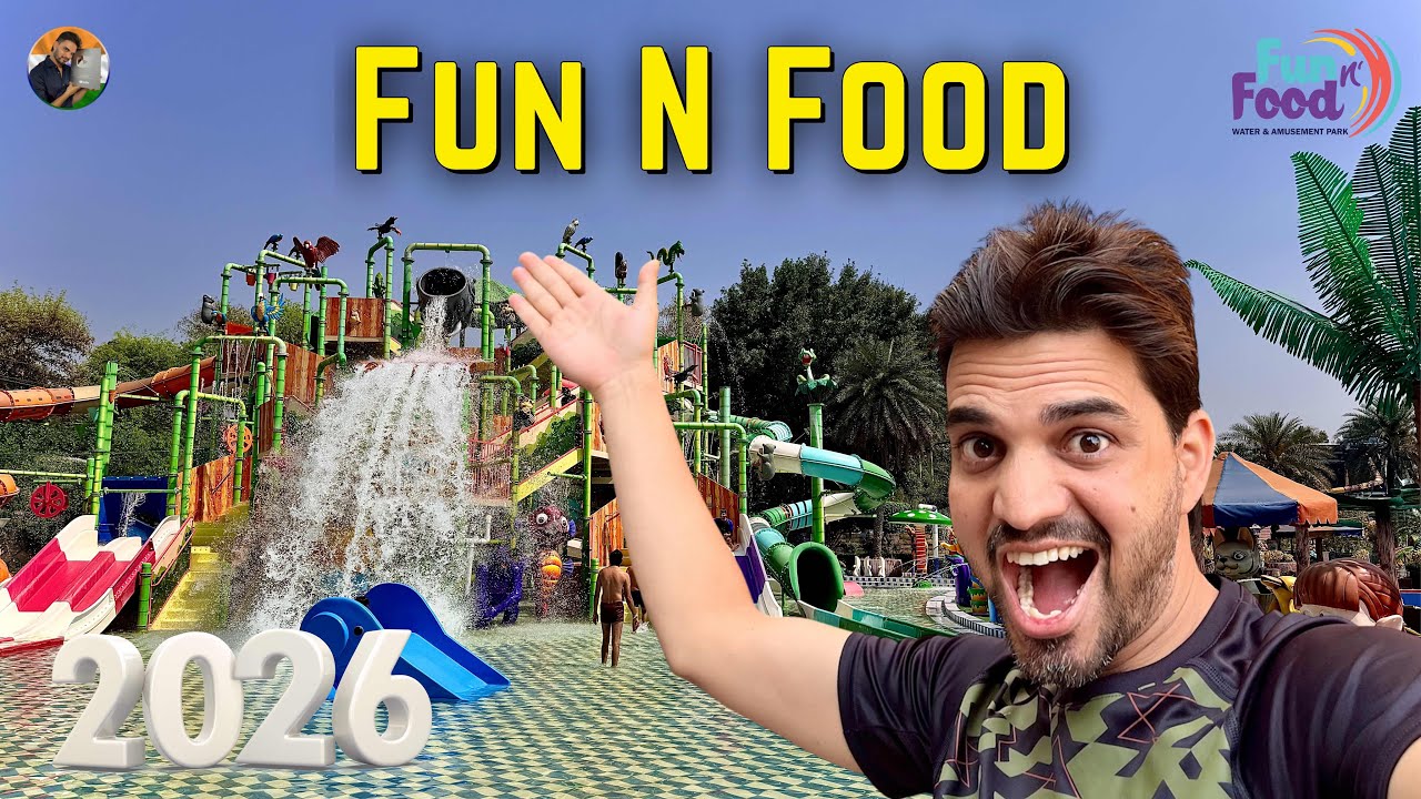 Fun N Food Water Park in Delhi | Ticket Price 🎟️ Rides 🎢 Unlimited Food 🍱