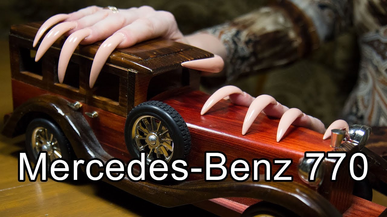 Длинные ногти реставрация деревянной модели Mercedes Benz 770