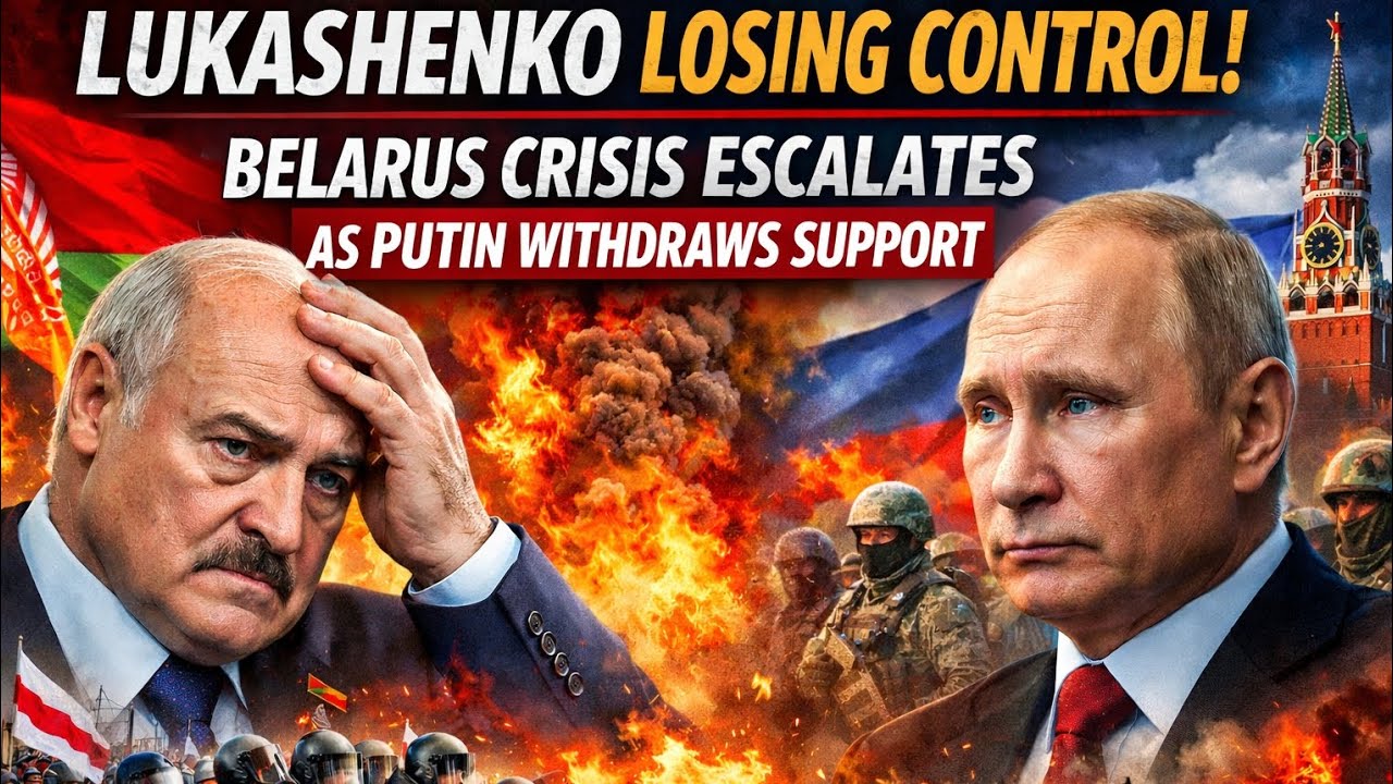 🚨Breaking:Lukashenko Losing Control! Belarus Crisis Escalates as Putin Withdraws Support