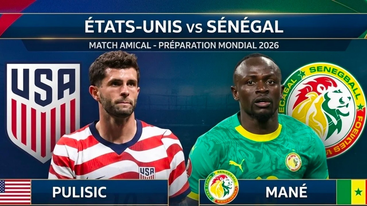 🛑Direct- Amical &Eacute;tats Unis 🇺🇸 vs S&eacute;n&eacute;gal 🇸🇳