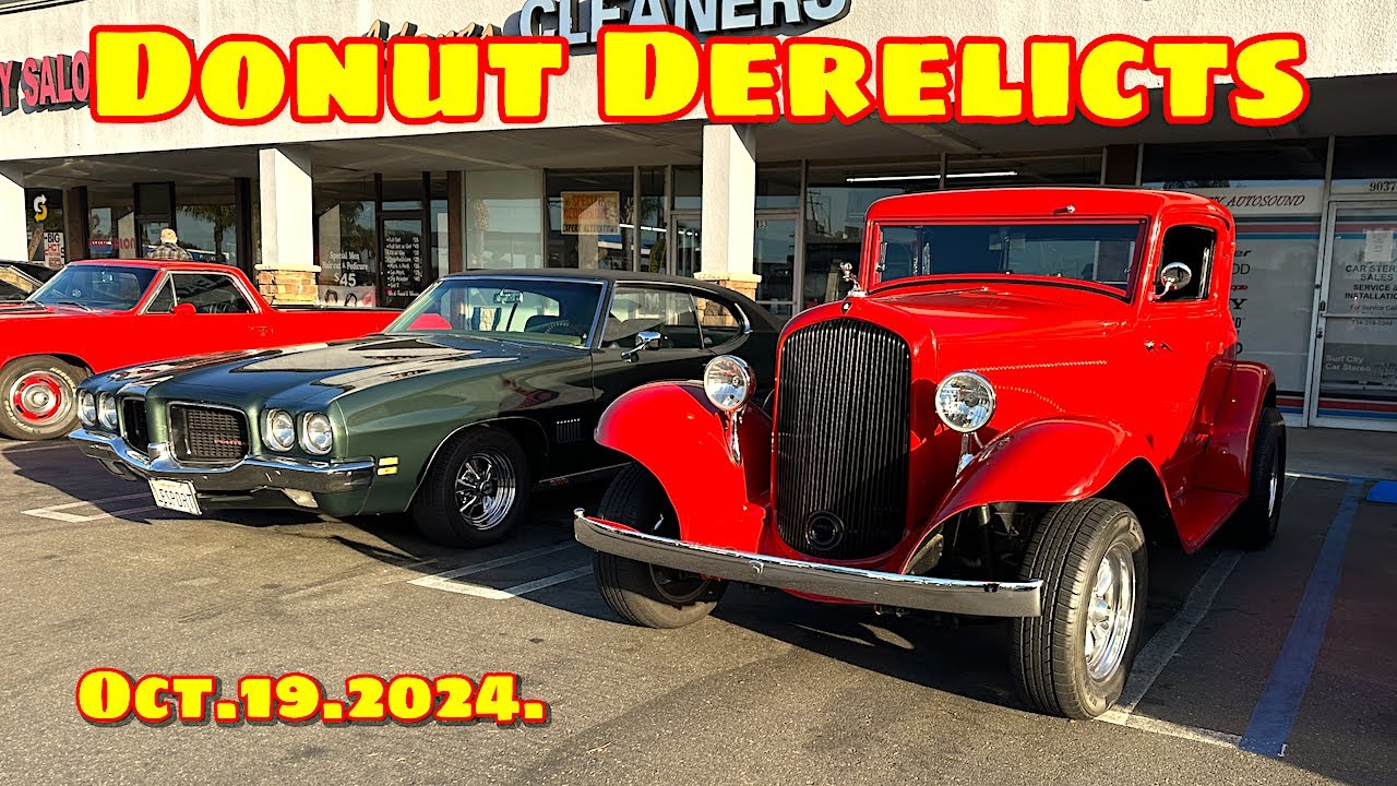Classic Car Show Donut Derelicts (Oct/19/2024) Huntington Beach, California #donutderelicts