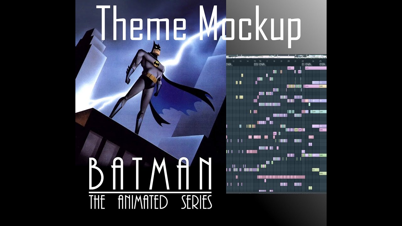 Batman The Animated Series- Main Theme Mockup