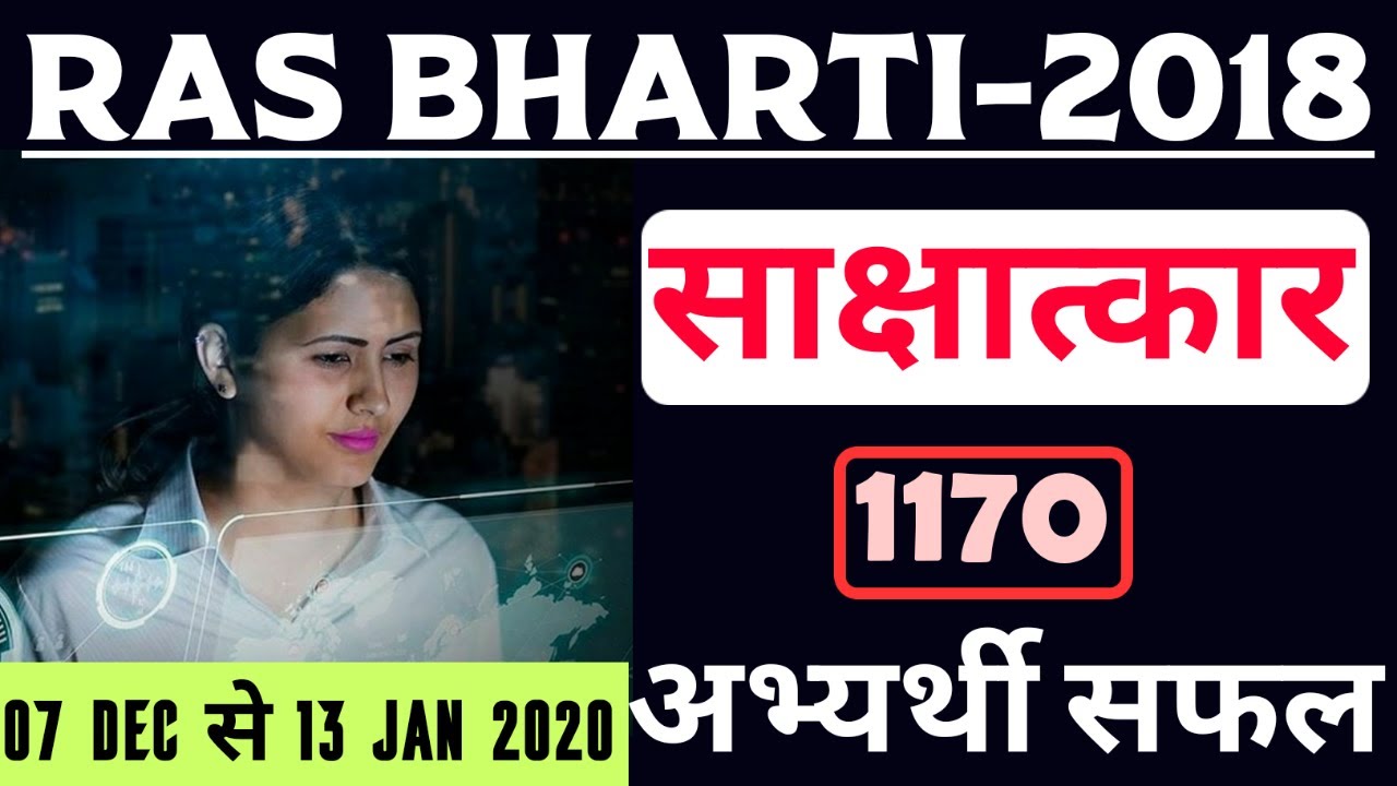 RAS-2018: Interview Date Announced!!