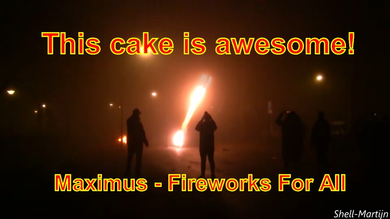 Maximus - Fireworks For All - Awesome W and I Shape box | Shell Martijn